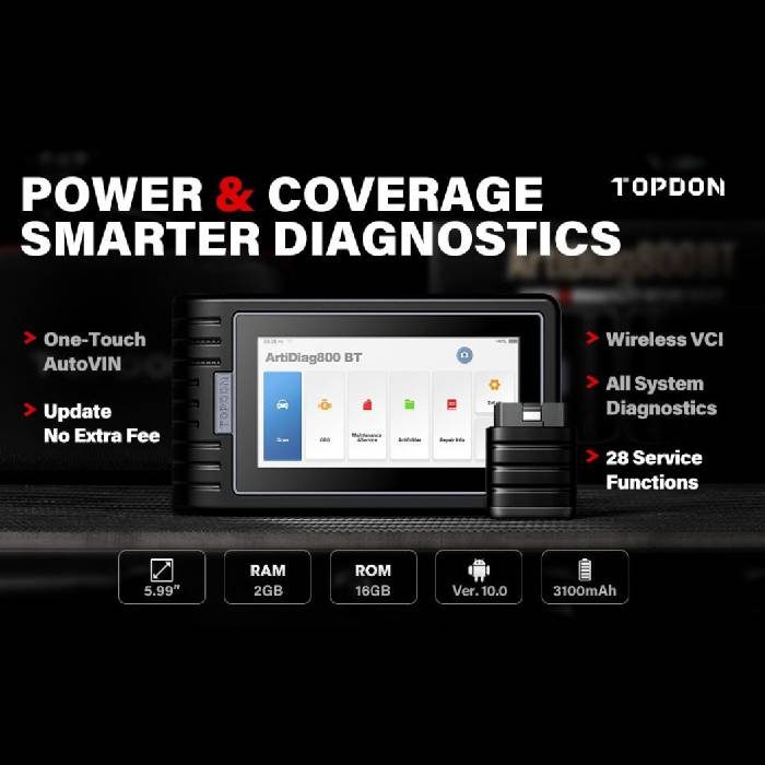 Topdon 800BT Diagnostic Tool - Image 7